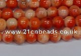 CMJ604 15.5 inches 6mm round rainbow jade beads wholesale