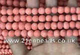 CMJ827 15.5 inches 8mm round matte Mashan jade beads wholesale