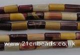 CMK104 15.5 inches 6*11mm tube mookaite beads wholesale
