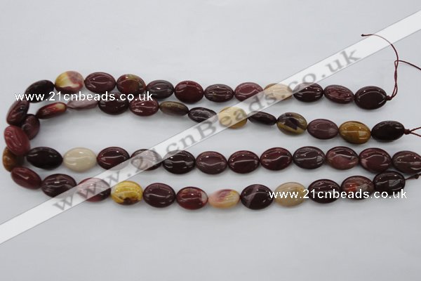 CMK140 15.5 inches 12*16mm oval mookaite beads wholesale