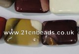 CMK267 15.5 inches 18*25mm rectangle mookaite gemstone beads