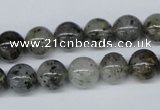 CMO04 15.5 inches 10mm round moss quartz beads wholesale