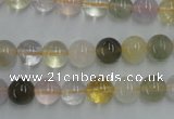 CMQ201 15.5 inches 8mm round multicolor quartz beads wholesale