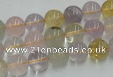 CMQ202 15.5 inches 10mm round multicolor quartz beads wholesale