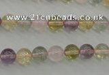 CMQ302 15.5 inches 8mm round multicolor quartz gemstone beads