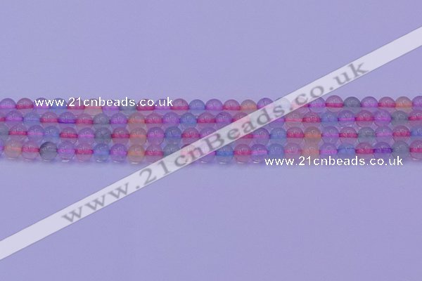 CMQ331 15.5 inches 6mm round colorful quartz beads wholesale