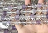 CMQ557 15.5 inches 12mm faceted round colorfull quartz beads