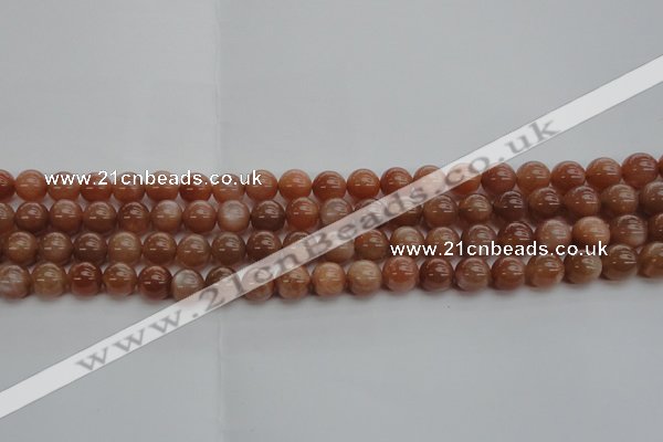 CMS1002 15.5 inches 8mm round AA grade moonstone gemstone beads