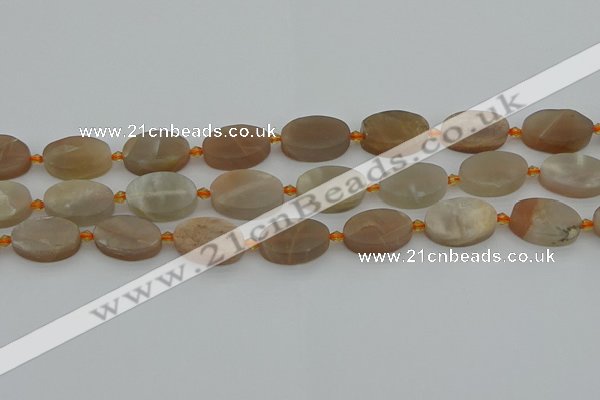CMS1145 15.5 inches 15*20mm oval moonstone gemstone beads