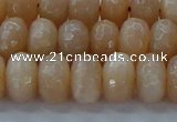 CMS1172 15.5 inches 6*10mm faceted rondelle moonstone beads