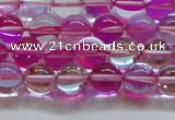 CMS1541 15.5 inches 6mm round synthetic moonstone beads wholesale