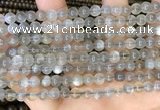 CMS1941 15.5 inches 6mm round grey moonstone beads wholesale