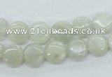 CMS209 15.5 inches 10mm flat round moonstone gemstone beads wholesale