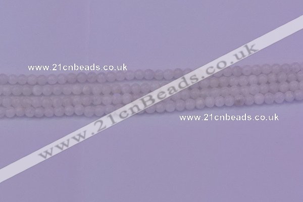 CMS640 15.5 inches 4mm round white moonstone beads wholesale