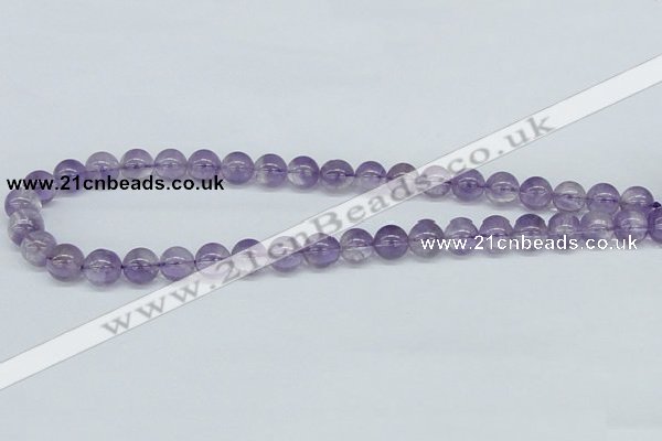 CNA104 15.5 inches 10mm round natural amethyst beads wholesale