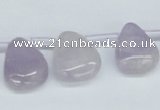 CNA137 15.5 inches 16*22mm flat teardrop natural amethyst beads
