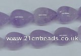 CNA418 15.5 inches 12*16mm teardrop natural lavender amethyst beads