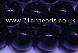 CNA563 15.5 inches 10mm round AA grade natural dark amethyst beads