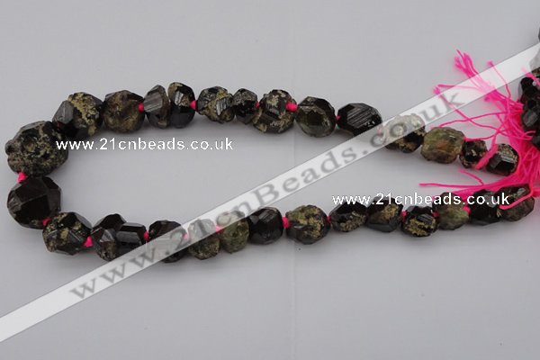 CNG1015 15.5 inches 10*14mm - 18*25mm nuggets red garnet beads