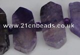 CNG1394 15.5 inches 15*25mm - 20*40mm wand agate gemstone beads