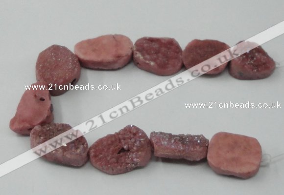 CNG1525 8 inches 15*20mm - 25*30mm freeform agate beads