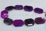 CNG1680 15.5 inches 30*40mm freeform agate gemstone beads wholesale