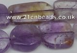 CNG1724 15.5 inches 18*25mm - 20*30mm freeform ametrine beads