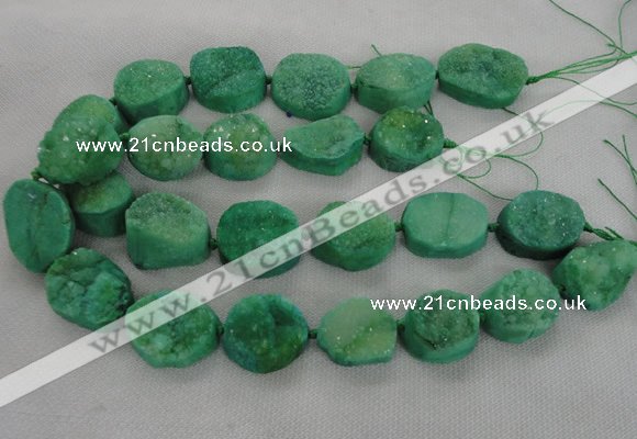 CNG2415 15.5 inches 22*28mm - 28*35mm freeform agate beads