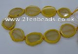 CNG2608 15.5 inches 30*35mm - 40*45mm freeform agate beads