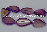 CNG2665 15.5 inches 30*40mm - 40*55mm freeform agate beads