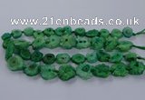 CNG2766 15.5 inches 15*20mm - 25*30mm freeform druzy agate beads