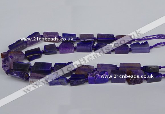 CNG2901 15.5 inches 12*16mm - 15*25mm freeform agate beads