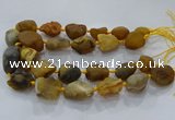 CNG3000 15.5 inches 15*20mm - 22*30mm nuggets agate beads