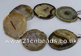 CNG3031 15.5 inches 50*55mm - 60*70mm freeform druzy agate beads