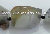 CNG413 15.5 inches 18*20mm - 25*35mm nuggets agate gemstone beads