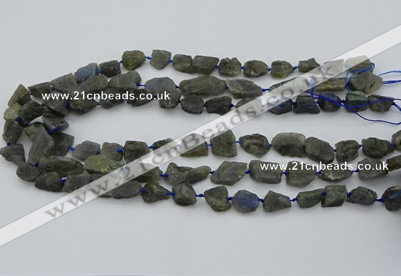 CNG5528 15.5 inches 10*14mm - 15*20mm nuggets labradorite beads