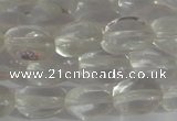 CNG555 15.5 inches 7*10mm nuggets white crystal beads