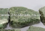 CNG570 25*30mm - 30*40mm nuggets serpentine jasper beads