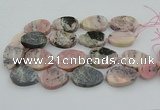 CNG5748 15.5 inches 25*35mm - 30*40mm freeform pink opal beads