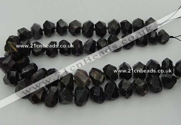 CNG5760 15.5 inches 12*16mm - 15*20mm faceted nuggets charoite beads