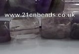 CNG6404 15.5 inches 15*20mm faceted nuggets amethyst beads