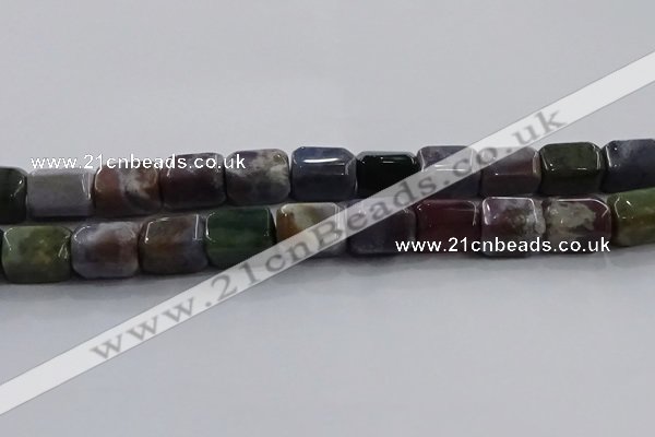CNG6411 15.5 inches 15*20mm faceted nuggets Indian agate beads