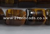 CNG6425 15.5 inches 15*20mm faceted nuggets yellow tiger eye beads