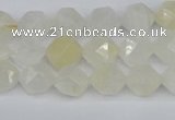 CNG7285 15.5 inches 6mm faceted nuggets white moonstone beads