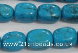 CNG732 15.5 inches 13*18mm nuggets synthetic turquoise beads wholesale
