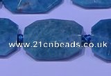 CNG7530 15.5 inches 18*25mm - 25*35mm faceted freeform amazonite beads