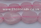 CNG7571 15.5 inches 10*14mm - 13*18mm freeform rose quartz beads