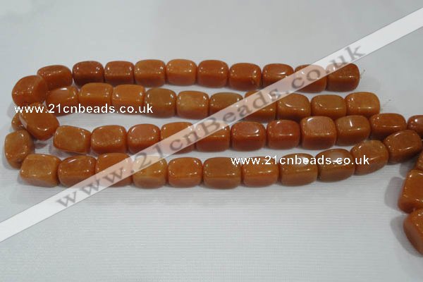 CNG768 15.5 inches 13*18mm nuggets red aventurine beads wholesale