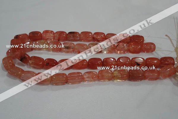 CNG783 15.5 inches 13*18mm nuggets cherry quartz beads wholesale