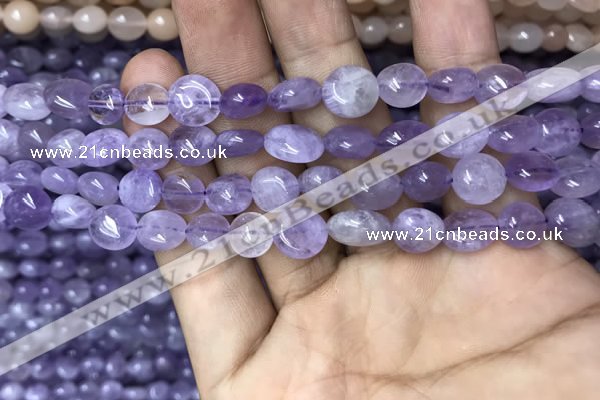 CNG8031 15.5 inches 8*10mm nuggets lavender amethyst beads